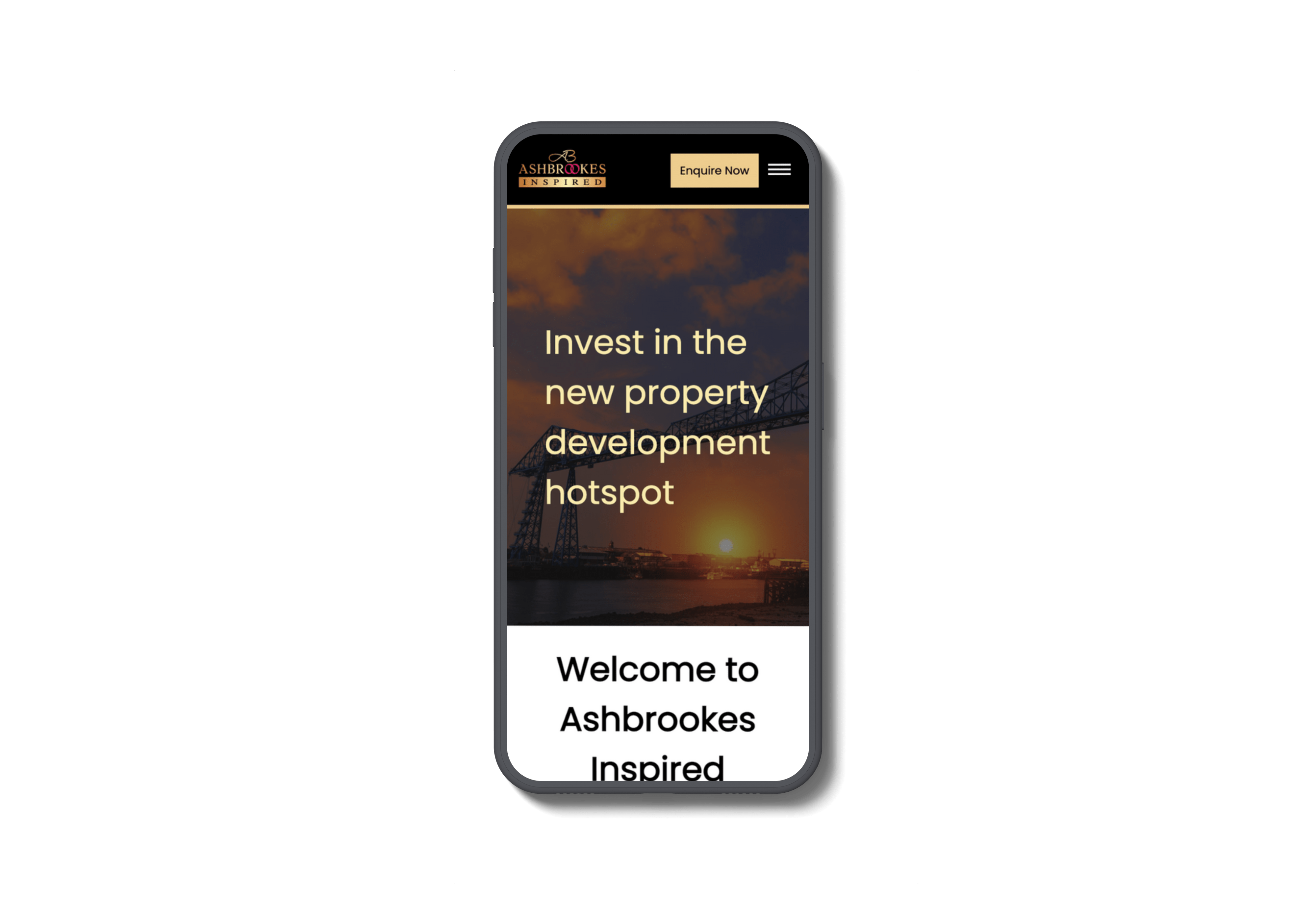 Ashbrookes on mobile..