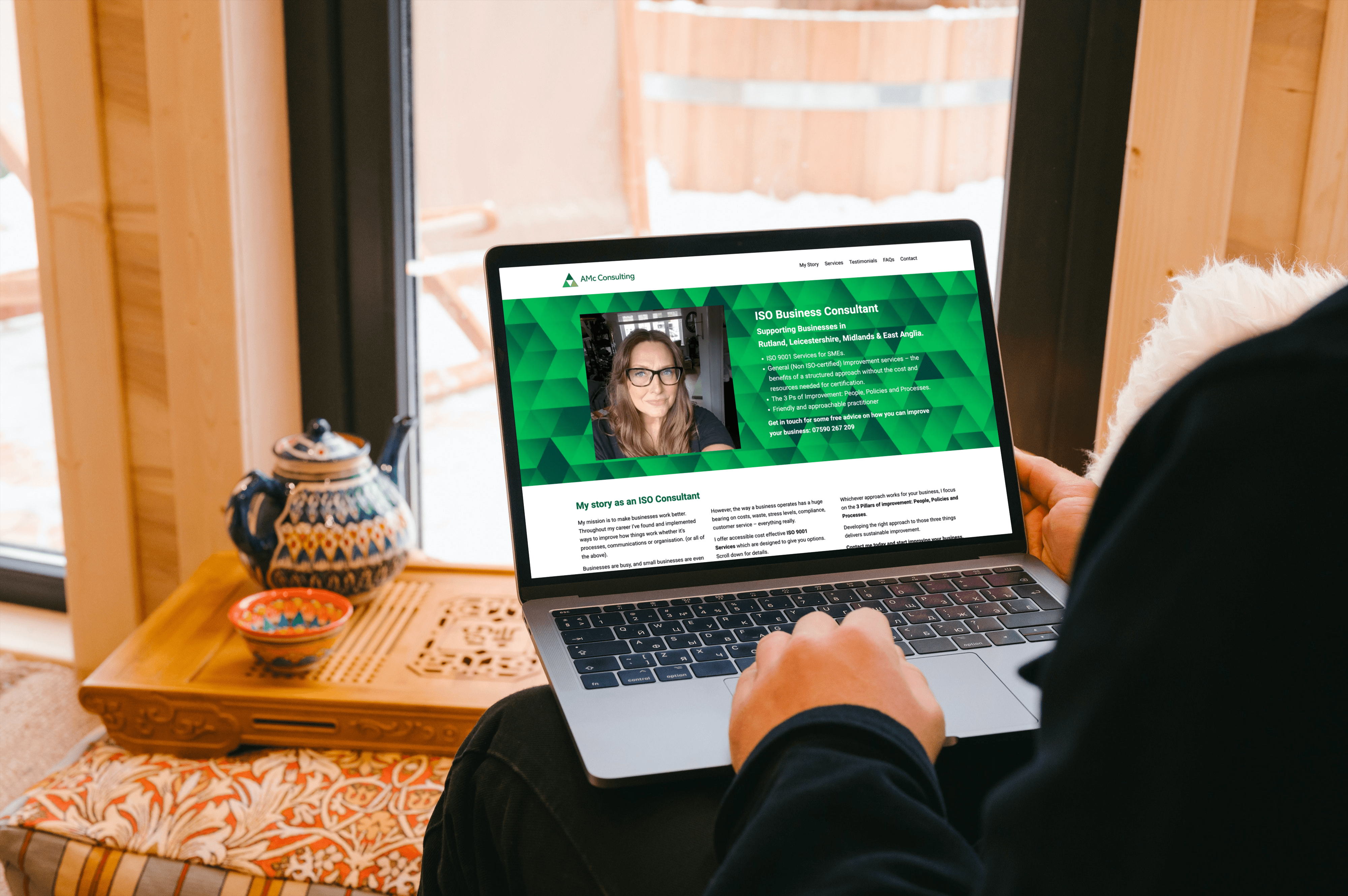 Amc desktop mockup..