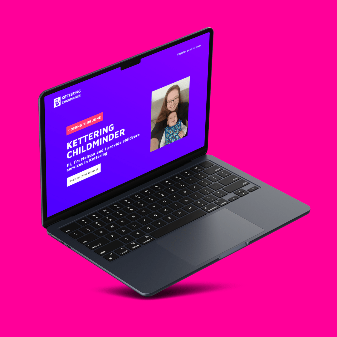 Kettering Childminder desktop.