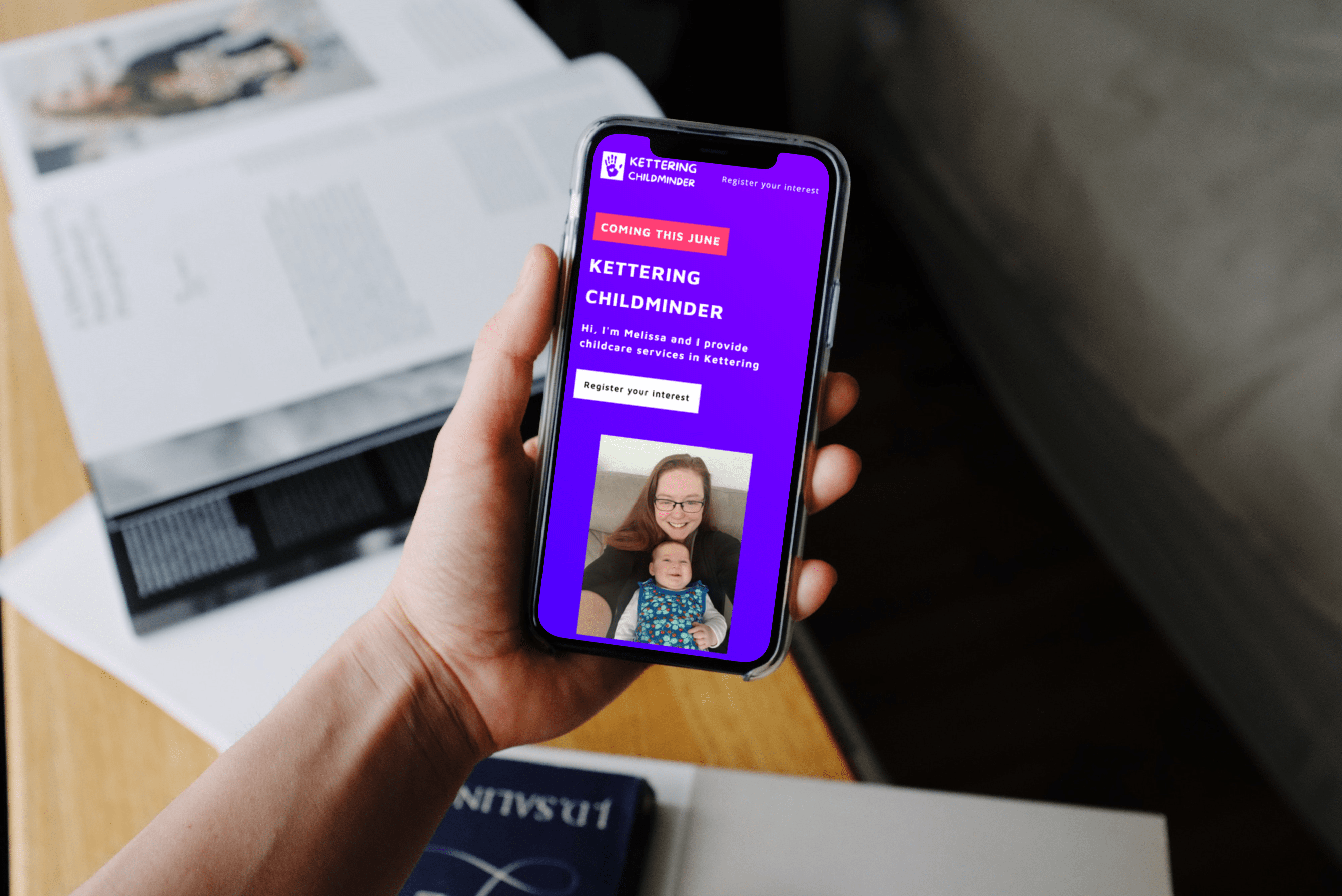 Kettering Childminder mobile.