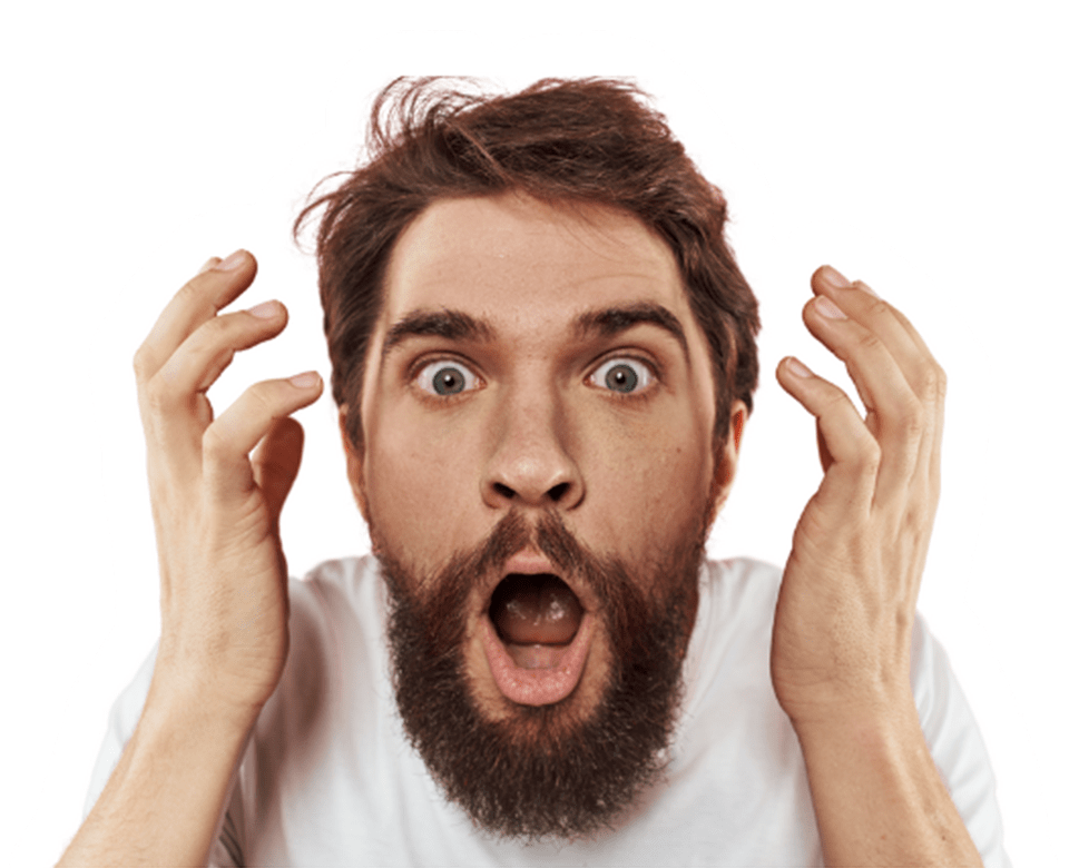 Shocked Man.