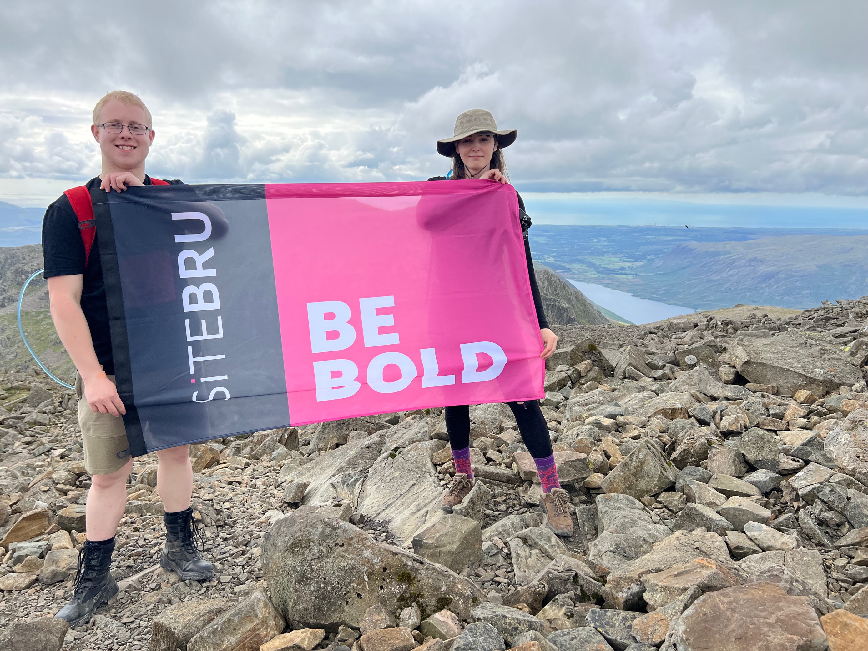 Top of Scafell pike.