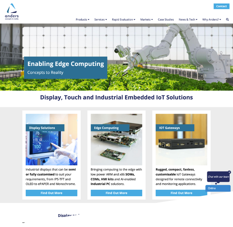 Anders Website development in Witney..