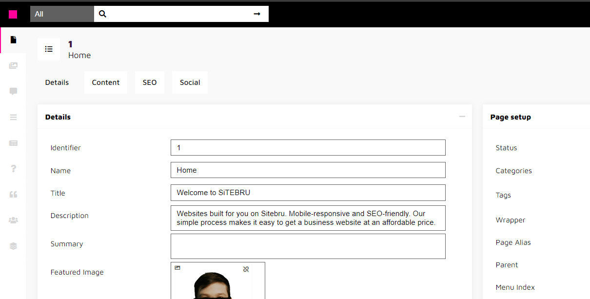 Sitebru screenshot of webpage.